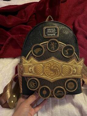 Loungefly House of the Dragon Crown Mini Backpack